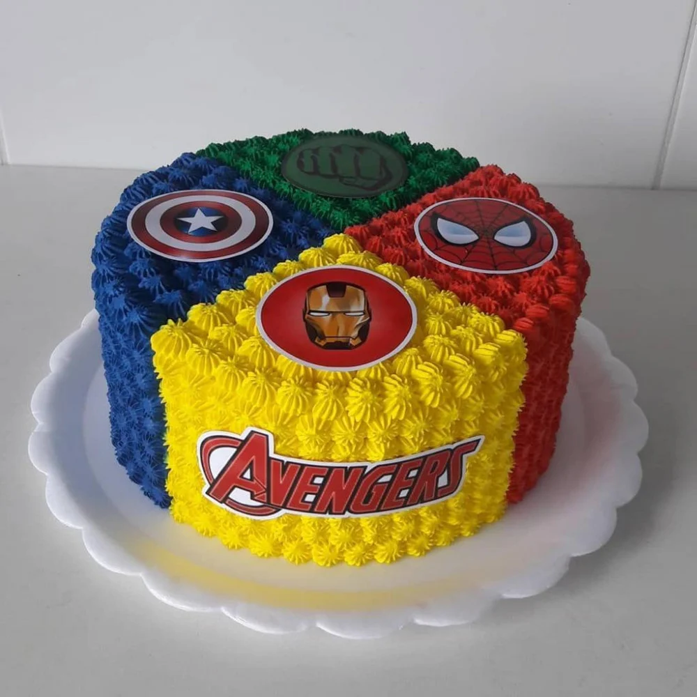 Avengers Birthday Cake- Order Online Avengers Birthday Cake @ Flavoursguru